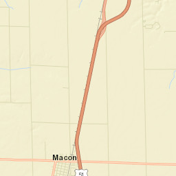 Macon Street Map