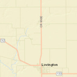 Lovington Street Map