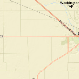 Preble County Street Map
