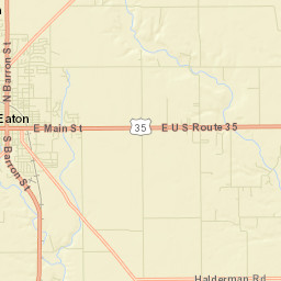 Sampleville Ohio Street Map