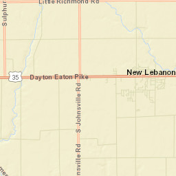 New Lebanon Ohio Street Map