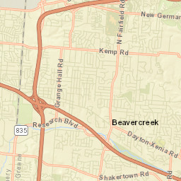 Valleywood Ohio Street Map