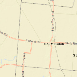 South Solon Ohio Street Map