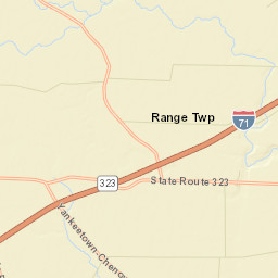 Chenoweth Ohio Street Map