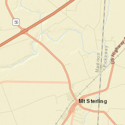 McClimansville Ohio Street Map