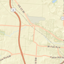 Hooker Ohio Street Map