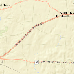 West Rushville Ohio Street Map