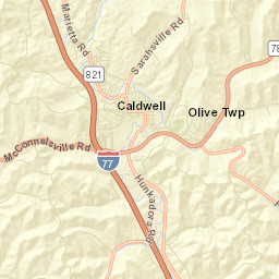 Slaters Ohio Street Map