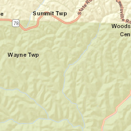 Edwina Ohio Street Map