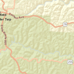 Woodsfield Ohio Street Map