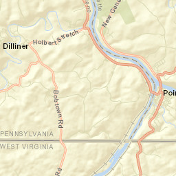 Point Marion Street Map