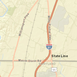 State Line Street Map