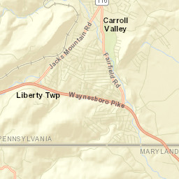 Carroll Valley Street Map