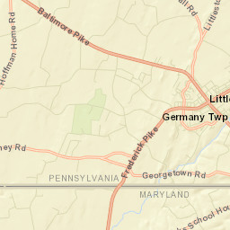 Littlestown Street Map