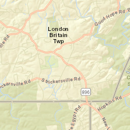 Wedge Hills Delaware Street Map