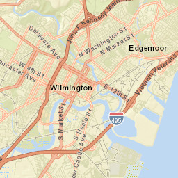 South Wilmington Delaware Street Map