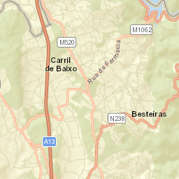 Ferreira do Zêzere Street Map