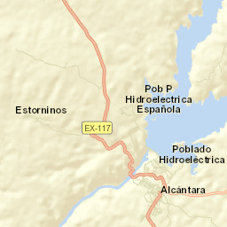 Alcántara Street Map