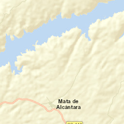 Mata de Alcántara Street Map