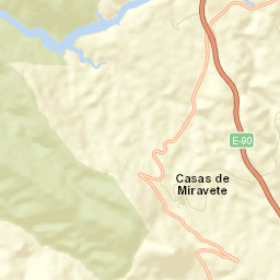 Casas de Miravete Street Map