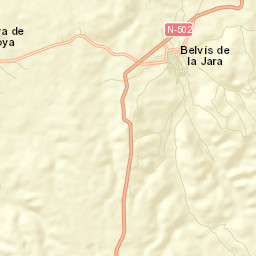 Belvis de la Jara Street Map