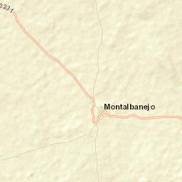 Montalbanejo Street Map
