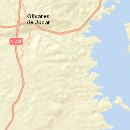 Olivares de Júcar Street Map