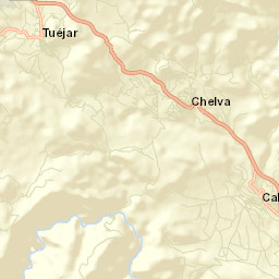 Tuéjar Street Map