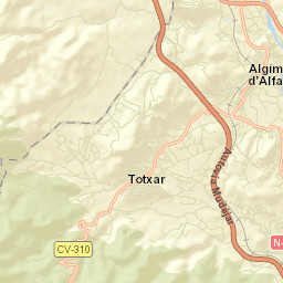 Algimia de Alfara Street Map