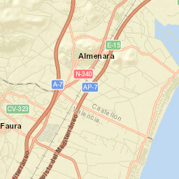Benavites Street Map