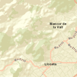 Mancor de la Vall Street Map