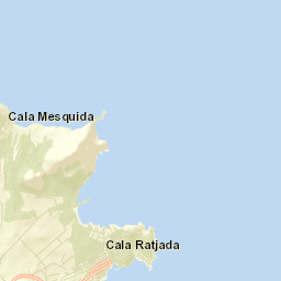 Cala Rajada Street Map