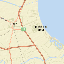 Sibari Street Map