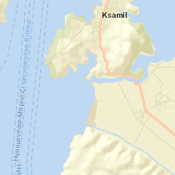 Ksamil Street Map