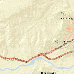 Merkez Street Map