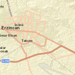 Erzincan Street Map