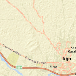 Ağrı Street Map