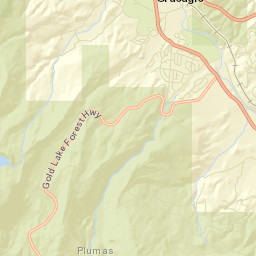 Graeagle California Street Map