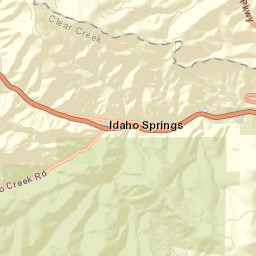Grand Army of the Republic Highway, Idaho Springs, CO Street Map