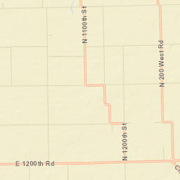 Edgar County Street Map
