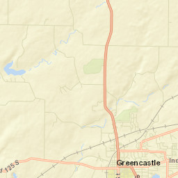 99 South Market Street, Greencastle, IN Street Map