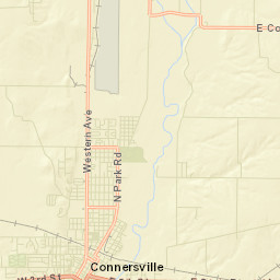 Connersville Street Map