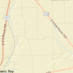 Wheatville Ohio Street Map