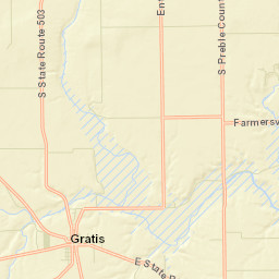 Gratis Ohio Street Map