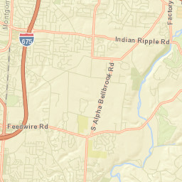 Washington Mills Ohio Street Map