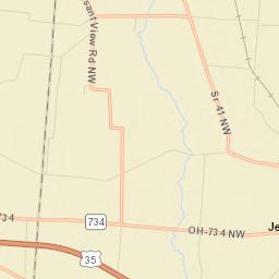13558-13910 Highway 41, Jeffersonville, OH Street Map