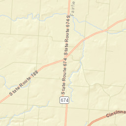 East Ringgold Ohio Street Map