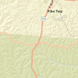 Greeleyville Ohio Street Map