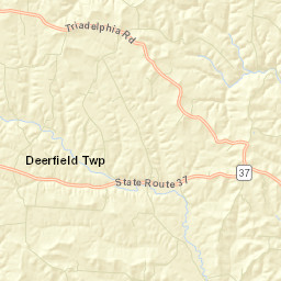 Triadelphia Ohio Street Map