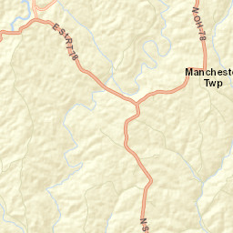 Reinersville Ohio Street Map